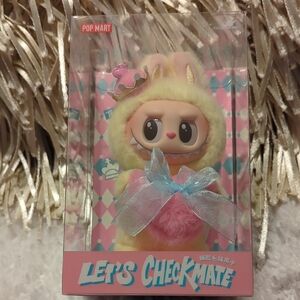 The Monsters, Labubu Let's Checkmate Plush Hanging Card, NIB